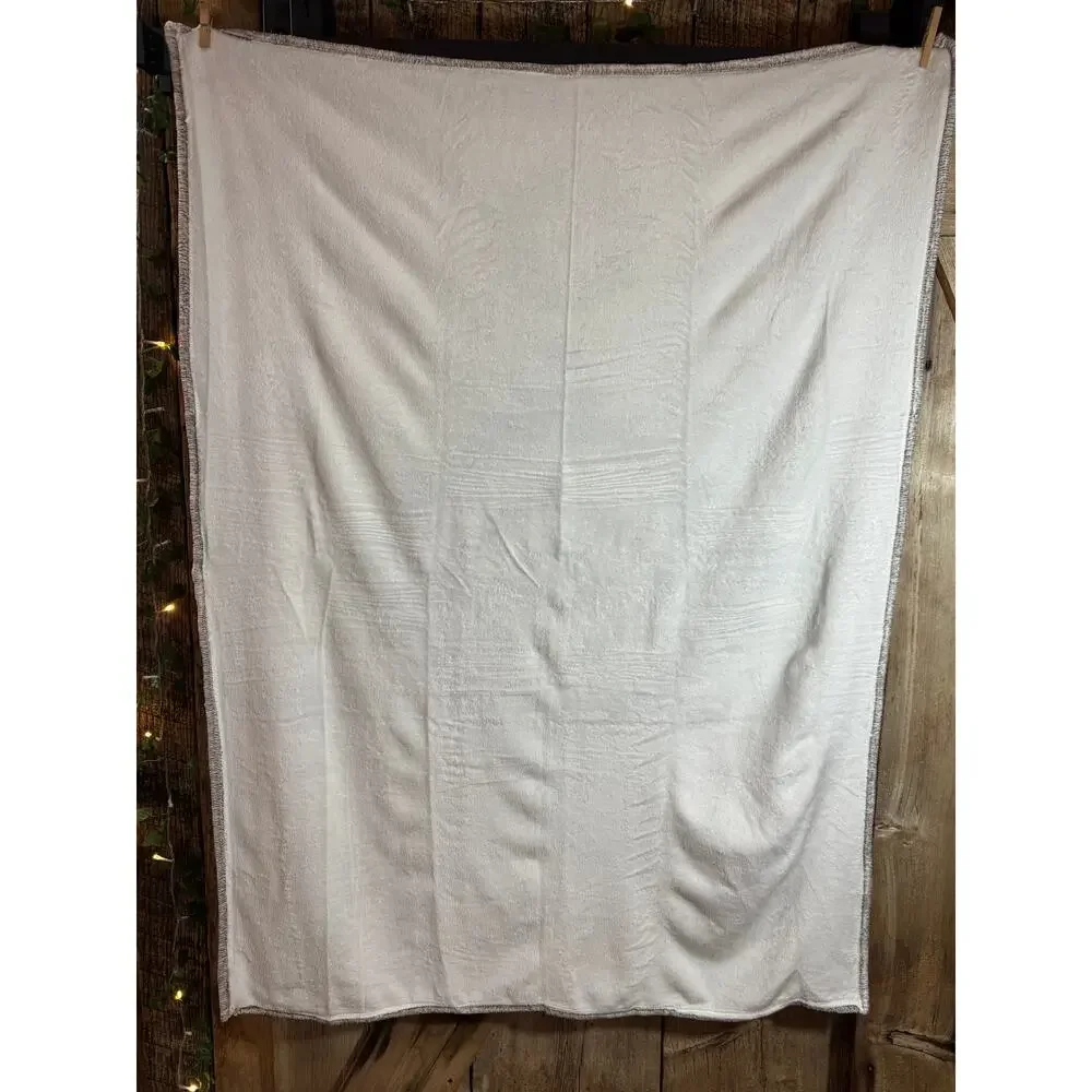 Wosabee Western Plush Fleece Throw Blanket 40
